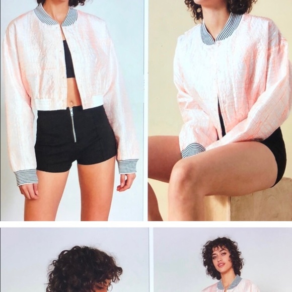 Urban Outfitters Without Walls Katey Embroidered Parachute Jacket - Small - Picture 2 of 14